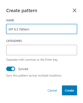 sync pattern