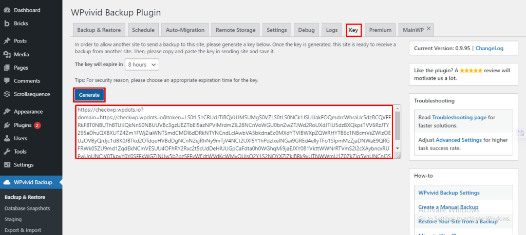 02.Generate your key