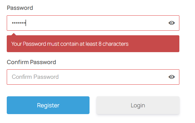 enable strong passwords