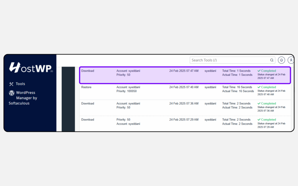 67_added-to-qeuee-hostwpio
