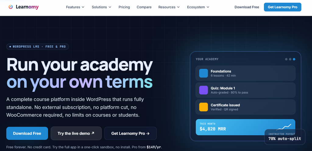 learnomy home