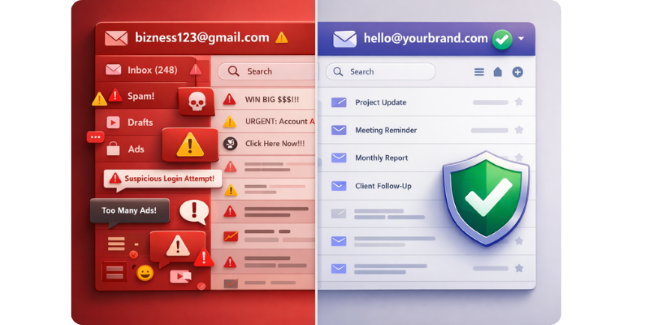 gmail vs custom email