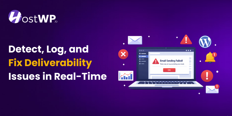 How to get alerts if WordPress emails fail