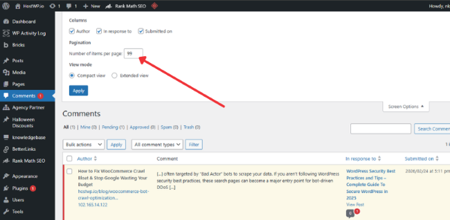 numbers-delete-bulk-comments