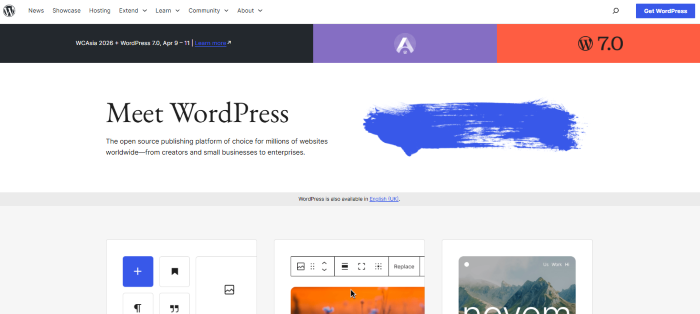 WordPress Dashboard