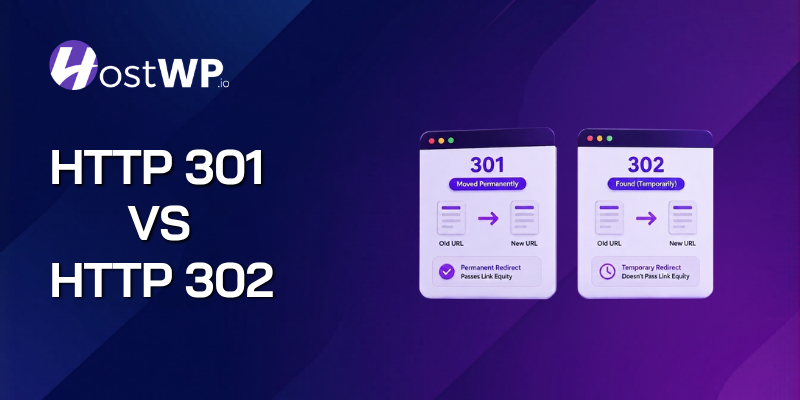 HTTP 301 and HTTP 302 Redirects
