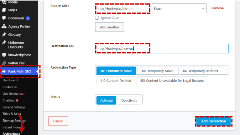 HTTP 301 and HTTP 302 Redirection