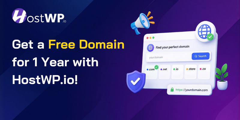 Free Domain with HostWP
