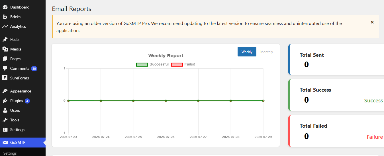 Email Reports