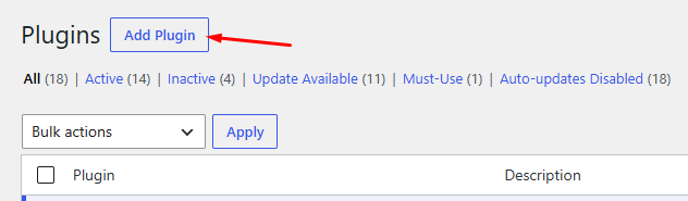 add plugin wp