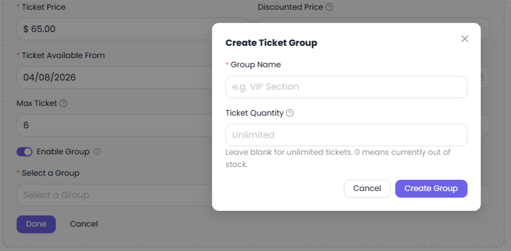 How to Sell Event Tickets Online: A Complete Guide for Event Organizers 5 create ticket