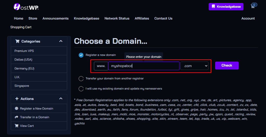 Top Free Domain Extensions and Free WHOIS Privacy You Can Get Today at HostWP.io 3 image 16