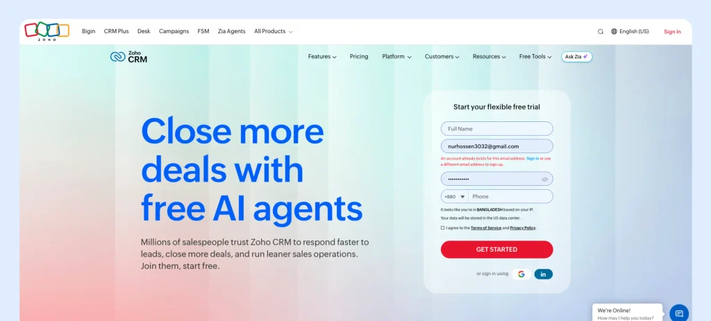 5 Best WordPress CRM Plugins in 2026 5 Zoho CRM
