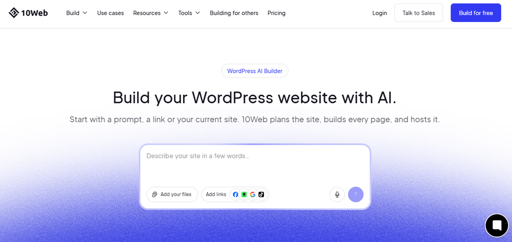 10web ai builder