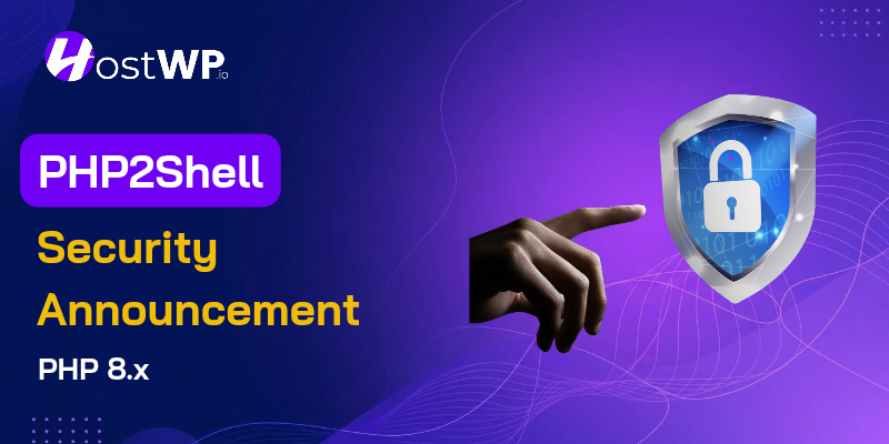 Security Announcement - php2shell